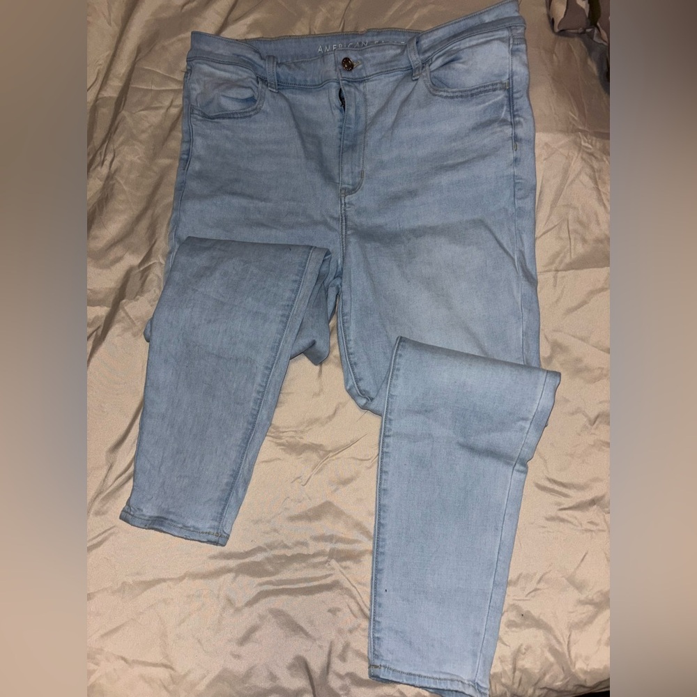 American Eagle Outfitters Light Blue Skinny Jeans